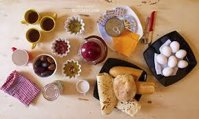 سفرة إفطار صباحي ليبي تقليدية cheese food cheese board