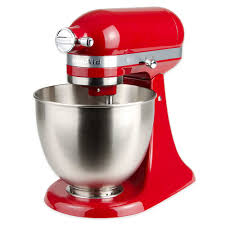 With the same power as the kitchenaid classic® stand mixer, the artisan mini weighs less so it's easier to move around and is smaller, taking up less counter space. Kitchenaid Ksm3311xer 10 Speed Stand Mixer W 3 1 2 Qt Stainless Bowl Accessories Empire Red