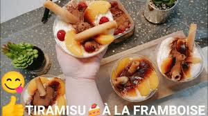 La douceur sucrée de la crème et l'acidité de la compote s'associent à merveille. Tiramisu Framboise Peche Youtube