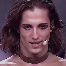 Damiano David Long Hair Transformation