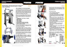 Sale Spec Sheet Monster G6 Gym Force Usa At Home Gym