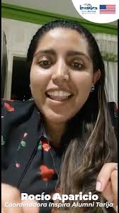 📹 Te invitamos a escuchar el video de Rocío Aparicio, coordinadora Inspira  Alumni Tarija, quien con un cálido mensaje nos invita a pensar en nuevos  objetivos este 2023 y luchar por nuestros sueños.