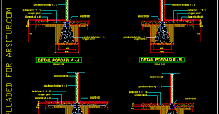 Maybe you would like to learn more about one of these? Detail Pondasi Menerus Contoh Gambar Autocad Dwg