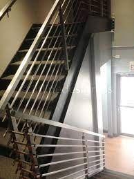 Steel Stairs Stainless Steel Stair Railing Metal Stair Railing