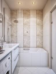 Bathroom Modern Neutral White Cream Small Bathroom And Laundry Room Space Saving Design Ideas With Patterned Bathroom Tiles Small Bathroom Small Space Bathroom