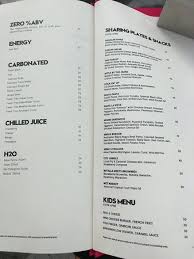 Check out the new eat. ãƒ‰ãƒªãƒ³ã‚¯ãƒ¡ãƒ‹ãƒ¥ãƒ¼ Picture Of Wet Deck W Kuala Lumpur Tripadvisor