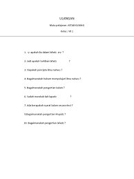 Check spelling or type a new query. Soal Nahwu Shorof Ganjil Kelas 7 Mts Essay Masnurul