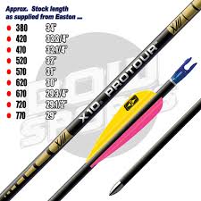 easton x10 protour arrows