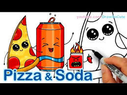 How To Draw Cute Pizza Slice Soda Can Cute And Easy Youtube 39,446 soda cartoons on gograph. how to draw cute pizza slice soda can cute and easy
