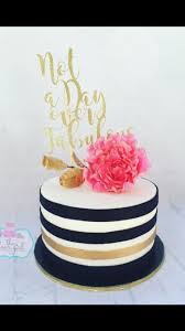 Black And White Birthday Cake Ideas Black And White Birthday Cake Fondant Flower Topper White Birthday Cakes Girl Cakes Cake