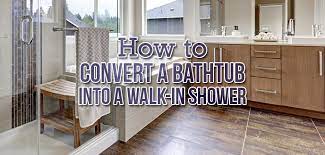 Here are some compelling reasons it can cost you anywhere from $1,500 to $10,000 when you are converting a tub to a shower. How To Convert A Tub Into A Walk In Shower Budget Dumpster