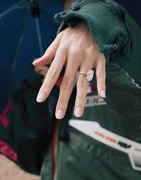 Though, judging from the way she's been proudly flashing it everywhere, we have to assume her gorgeous wedding ring cost a lot more than that. 8 Stunning Celebrity Engagement Ring Trends Ariana Grande S Pearl Ring To Meghan Markle S Trilogy Design Entertainment Tonight