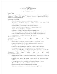 bank staff accountant resume