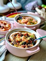 Maybe you would like to learn more about one of these? Low Carb Prawn Chorizo And Cauliflower Couscous Ramona S Cuisine