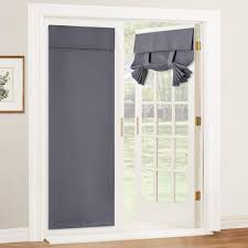 Let's check out the top five window treatments that we recommend for french doors. Ryb Home Blackout Door Curtain Privacy Thermal Insulated Tricia Door Window Curtain Drapery For Patio Door