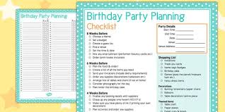 Enjoy and download the best birthday psd freebies and improve your promotional designs of your next party. Birthday Party Planning Checklist Teacher Made