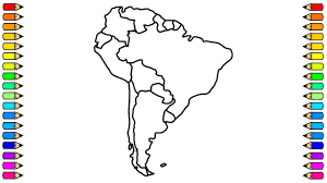Check spelling or type a new query. Como Dibujar Mapa De Sudamerica Dibuja Y Colorea El Mapa De America Del Sur Dibujos Para Ninos Youtube