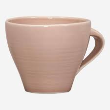 Mug en grès rayé blanc cassé et bleu. Heidi Mug En Gres Rose Clair Habitat Habitat