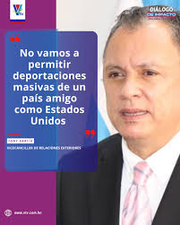 🔵🔴 “No vamos a permitir deportaciones masivas de un país amigo como  Estados Unidos”, manifestó en #DiálogodeImpacto, el vicecanciller de  Relaciones Exteriores, Tony García. #Envivo con la periodista, Enma  Calderón por #VTVsomostodos.