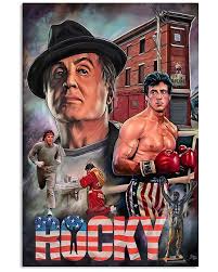 Felipe salvador caicedo corozo is an ecuadorian professional footballer who plays as a striker for italian club lazio. Rocky Balboa Sylvester Stallone Vintage Poster Tagotee