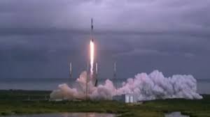 In the second crew launch, four astronauts will launch aboard a crew dragon spacecraft on a falcon 9 rocket to the international space station from kennedy space. Spacex Launches Falcon 9 Rocket With Record 143 Satellites Aboard Cbs News