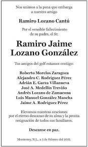 Unam pumas* sep 29, 1978 in mexico city, mexico. Senor Ramiro Jaime Lozano Gonzalez Obituario Esquela