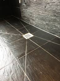 Buy black shower trays and get the best deals at the lowest prices on ebay! Renovating A Limescale Stained Slate Shower In Oxshott West Surrey Stone Cleaning And Polishing Tips For Slate Floors