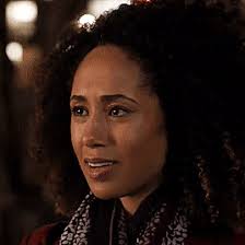 his name is ryan — Margot Bingham as “Evie Garrison”