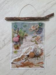 Looking for diy wall art ideas to spruce up your living room? Hand Embroidery Driftwood Wall Hanging Kit Makery Box Online Craft Kits