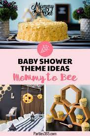 Yellow and black was never so cute!. Mommy To Bee Baby Shower Bumble Bee Party Ideas Parties 365
