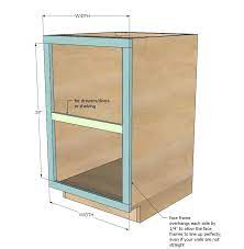 Diy face frame kitchen cabinets. Face Frame Base Kitchen Cabinet Carcass Ana White