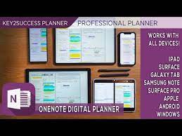 Use onenote on the go with mobile apps made for android, ios, and windows phone. Onenote Digital Planner Onenote