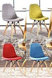 Buy Callay Mid Century Modern Fabric Eiffel Iconic Chair Grey Online In India Wooden Street Iconic Chairs Mid Century Modern Fabric Wooden Street