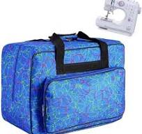 JanTeelGO Sac pour Machine à Coudre, Sac pour Machine à Coudre Housse  imperméable pour Machine à Coudre Portable et léger - 46 x 32 x 23cm (Bleu,  ...