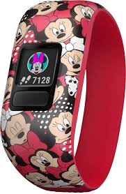 Garmin Vivofit Jr 2 Youth Disney Minnie Mouse Activity Tracker Red Fitness Watches For Women Minnie Mouse Cartoons Fitness Tracker