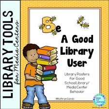 Library Rules Bee Posters For School Library Free Classroom Library Rules Library Rules Library Rules Poster