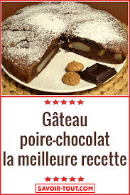 Gateau Poire Chocolat En 2020 Gateau Poire Chocolat Gateau Au Poire Poire Au Chocolat