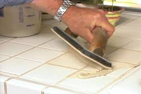 How To Replace Tile Grout In A Kitchen Countertop Kitchen Counter Tile Kitchen Countertops Tile Grout