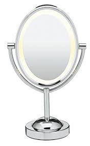 Conair Oval Shaped Double Sided Lighted Makeup Mirror 1x Beauty Beautycare Women Shopping Makeup Mirror With Lights Double Sided Mirror Makeup Mirror