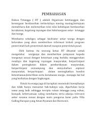 Download tema dan logo resmi hari jadi ke . Contoh Sambutan Ketua Rt Baru Tukaffe Com