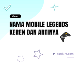 Daftar nama guild free fire yang kami sajikan di atas ini menggunakan bahasa asing, oleh karena itu anda harus tahu artinya juga. ðŸšðŸ˜ðŸ˜ Nama Keren Mobile Legends Dan Artinya Dardura