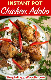 Instant Pot Chicken Adobo Filipino Tastes Like It S Complicated To Make But It Isn T So Muc Adobo Chicken Easy Instant Pot Recipes Healthy Instant Pot Recipes
