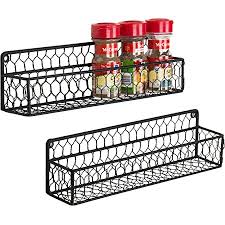 I enjoy building novelty chicken coops and using them for a while, mainly to inspire others to raise backyard chickens.this coop was built on an old tool box frame.the windows and vents are. Amazon Com 4 Tier Black Country Rustic Chicken Wire Pantry Cabinet Or Wall Mounted Spice Rack Storage Organizer Kitchen Dining