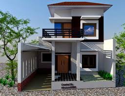Teras rumah bukan hanya sekedar untuk mempercantik eksterior, tetapi juga melindungi area depan rumah, seperti pintu dan jendela dari sinar matahari maupun hujan. Desain Rumah Minimalis Ada Teras Depan Desain Id