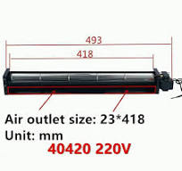 220V AC cross-flow fan 40350 40420 heat dissipation cross-flow fan blower -  AliExpress 1420