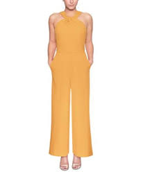 RACHEL Rachel Roy Twist-Front Halter Jumpsuit