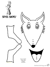 Free Fox In Socks By Dr Seuss Coloring Pages Bag Diy Printable You Can Download A Dr Seuss Coloring Pages Cartoon Coloring Pages Curious George Coloring Pages
