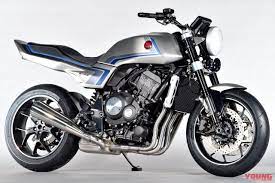 映像 2 z900rsとガチンコ勝負 よみがえるスペンサー仕様 cb f コンセプト が世界初公開 webヤングマシン 最新バイク情報 バイク 最新 バイク カスタムバイク