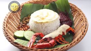 Lobster nasi lemak (rm59++) (400g) is the promotional flagship lunch dish at just seafood. Legasi Nasi Lemak Restaurant