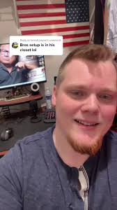 Gaming Setup in My Brothers Closet